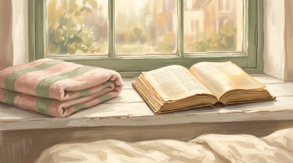 The laborers are few — an open book left on a windowsill in morning light