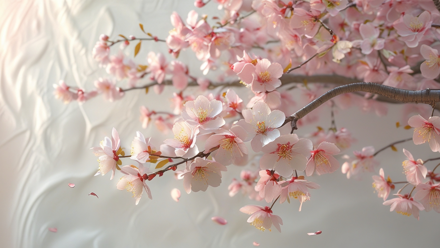 Cherry blossoms representing new life and healing at Bloom Ministries, a trans and disabled-led faith nonprofit.